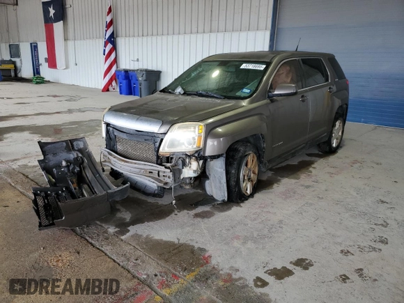 2010 GMC Terrain SLE-1 with VIN 2CTALBEW1A6375333, listed as a Copart auction lot 53718695 with 199,033 mi miles and Salvage title. Bid and sale history available at DreamBid. Image 1.