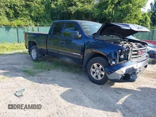 2011 GMC Sierra 1500 SLE with VIN 1GTR2VE39BZ136515, listed as a IAAI auction lot 42825258 with 148,377 mi miles and . Bid and sale history available at DreamBid. Image 1.