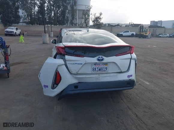 2019 Toyota Prius Prime Plus with VIN JTDKARFP3K3112405, listed as a IAAI auction lot 41489940 with NaN miles. Bid and sale history available at carsss.com. Image 16.
