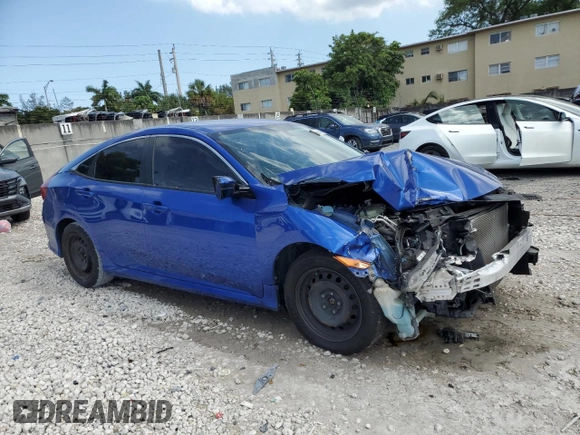 2018 Honda Civic Sedan LX with VIN 19XFC2F50JE020533, listed as a Copart auction lot 52881175 with 112,549 mi miles and Salvage Title. Bid and sale history available at carsss.com. Image 4.