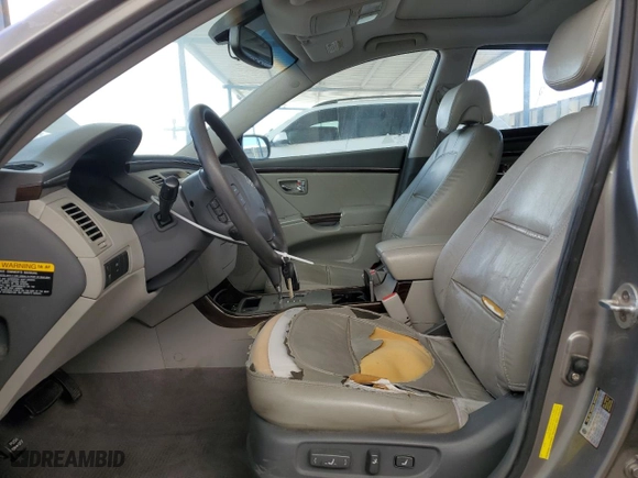 2009 Hyundai Azera GLS with VIN KMHFC46D29A360151, listed as a Copart auction lot 47944885 with 103,850 mi miles and Clean Title. Bid and sale history available at carsss.com. Image 7.