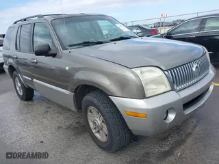 2002 Mercury Mountaineer with VIN 4M2ZU66E82ZJ27704, listed as a IAAI auction lot 41400772 with 196,394 mi miles. Bid and sale history available at carsss.com. Image 1.