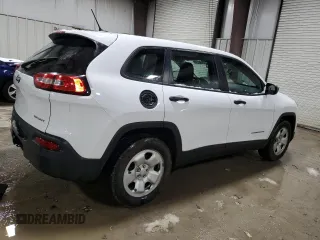 2017 Jeep Cherokee Sport with VIN 1C4PJMAB2HW523967, listed as a Copart auction lot 39271804 with 122,719 mi miles and Clean Title. Bid and sale history available at carsss.com. Image 3.