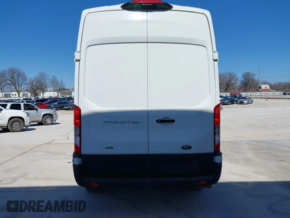 2023 Ford Transit Cargo with VIN 1FTBR2X86PKA51393, listed as a IAAI auction lot 41769269 with 91,032 mi miles and . Bid and sale history available at DreamBid. Image 16.