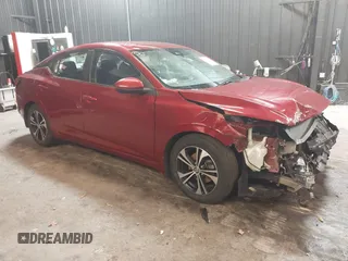2021 Nissan Sentra SV with VIN 3N1AB8CV7MY201011, listed as a IAAI auction lot 41728327 with 57,258 mi miles and . Bid and sale history available at DreamBid. Image 1.