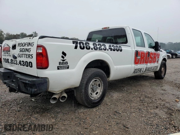 2011 Ford Super Duty F-250 SRW XL with VIN 1FT7W2AT1BEA30812, listed as a Copart auction lot 80519864 with 155,651 mi miles and Salvage Title. Bid and sale history available at carsss.com. Image 3.
