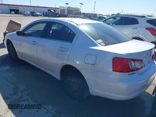 2011 Mitsubishi Galant ES with VIN 4A32B3FF0BE033468, listed as a IAAI auction lot 41666496 with 179,562 mi miles. Bid and sale history available at carsss.com. Image 3.
