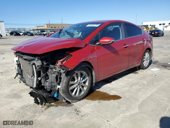 2017 Kia Forte S with VIN 3KPFL4A73HE045599, listed as a Copart auction lot 43484275 with NaN miles and Salvage Title. Bid and sale history available at carsss.com. Image 1.