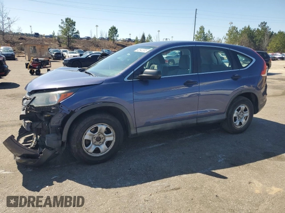 2014 Honda CR-V LX with VIN 2HKRM3H34EH537038, listed as a Copart auction lot 48542305 with 195,398 mi miles and Salvage Title. Bid and sale history available at carsss.com. Image 1.