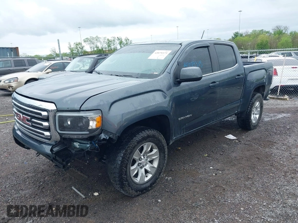 2015 GMC Canyon 4WD SLE with VIN 1GTG6BE3XF1153421, listed as a IAAI auction lot 42079375 with 161,379 mi miles and . Bid and sale history available at carsss.com. Image 17.