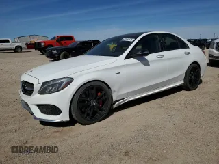 2016 Mercedes-Benz C 450 AMG with VIN 55SWF6EB6GU115864, listed as a Copart auction lot 49160575 with 71,459 mi miles and Salvage Title. Bid and sale history available at carsss.com. Image 1.