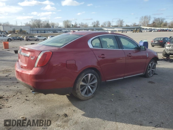 2009 Lincoln MKS with VIN 1LNHM94R89G616162, listed as a Copart auction lot 49903335 with Not Provided miles and Salvage Title. Bid and sale history available at DreamBid. Image 3.