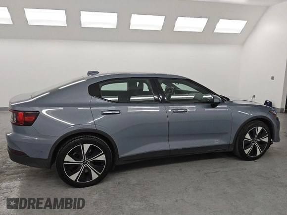 2023 Polestar 2 with VIN YSMED3KA7PL135779, listed as a Copart auction lot 49482735 with 49,002 mi miles and Clean Title. Bid and sale history available at carsss.com. Image 3.