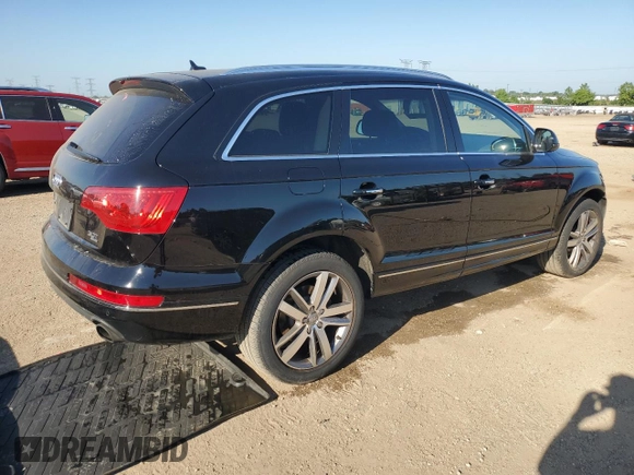 2014 Audi Q7 Premium Plus with VIN WA1LGAFE3ED002322, listed as a Copart auction lot 61565425 with 146,166 mi miles and Salvage title. Bid and sale history available at DreamBid. Image 3.