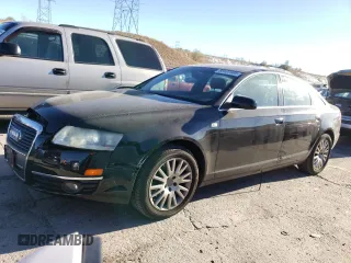 2007 Audi A6 3.2L with VIN WAUDH74F17N104623, listed as a Copart auction lot 80537904 with 123,152 mi miles and Salvage Title. Bid and sale history available at carsss.com. Image 1.