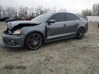 2017 Volkswagen Jetta GLI with VIN 3VW4T7AJ6HM337108, listed as a Copart auction lot 51537905 with 66,823 mi miles and Salvage title. Bid and sale history available at DreamBid. Image 1.