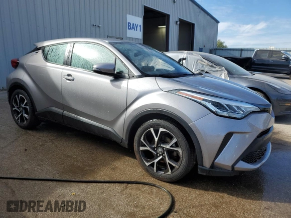 2020 Toyota C-HR LE with VIN NMTKHMBXXLR110234, listed as a Copart auction lot 76006684 with 89,367 mi miles and Salvage Title. Bid and sale history available at DreamBid. Image 4.