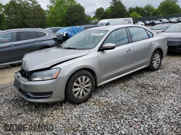 2012 Volkswagen Passat S with VIN 1VWAP7A3XCC017003, listed as a Copart auction lot 58579625 with 282,364 mi miles and Clean title. Bid and sale history available at DreamBid. Image 1.