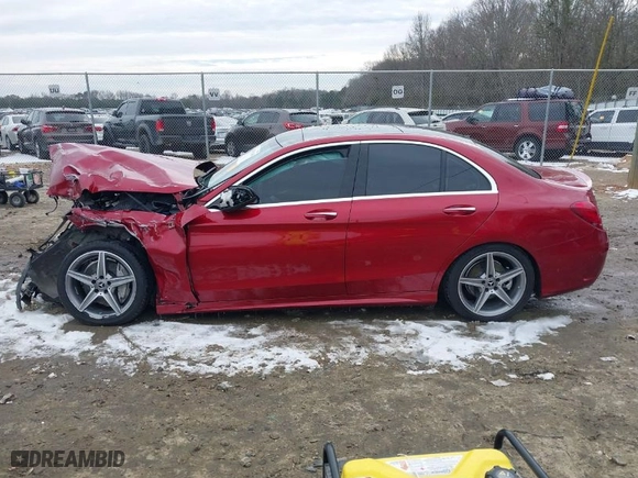 2017 Mercedes-Benz C-Class C 300 with VIN 55SWF4JB6HU231545, listed as a IAAI auction lot 41382130 with 151,191 mi miles. Bid and sale history available at carsss.com. Image 13.