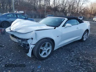 2019 Chevrolet Camaro 1LT with VIN 1G1FB3DXXK0122907, listed as a Copart auction lot 41435665 with 88,237 mi miles and Salvage Title. Bid and sale history available at carsss.com. Image 1.