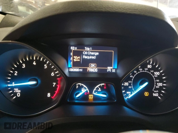 2017 Ford Escape SE with VIN 1FMCU0G90HUA52282, listed as a Copart auction lot 54415895 with 90,899 mi miles and Clean Title. Bid and sale history available at carsss.com. Image 9.