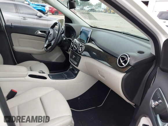 2016 Mercedes-Benz B Electric Drive with VIN WDDVP9AB7GJ009388, listed as a IAAI auction lot 41654143 with 46,748 mi miles and . Bid and sale history available at DreamBid. Image 5.