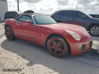 2007 Pontiac Solstice GXP with VIN 1G2MG35X47Y134580, listed as a Copart auction lot 77258464 with 0 mi miles and Salvage Title. Bid and sale history available at carsss.com. Image 4.