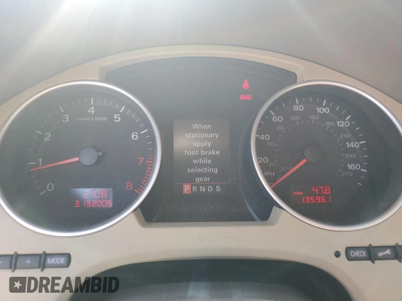 2007 Audi A4 2.0T z VIN WAUDF48H87K015052, wystawiony jako Copart lot #60296355 z przebiegiem 135 961 mil mil oraz Szkoda całkowita • Salvage title. Historia ofert i sprzedaży dostępna na DreamBid. Obrazek 9.