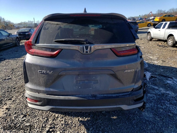 2021 Honda CR-V EX-L with VIN 2HKRW2H85MH629953, listed as a Copart auction lot 87697685 with 79,676 mi miles and Salvage Title. Bid and sale history available at carsss.com. Image 6.