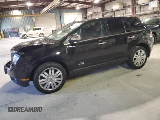 2008 Lincoln MKX with VIN 2LMDU88C98BJ12745, listed as a Copart auction lot 50381385 with 124,532 mi miles and Salvage Title. Bid and sale history available at carsss.com. Image 1.