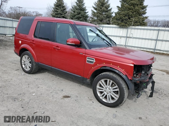 2014 Land Rover LR4 Lux with VIN SALAK2V62EA724922, listed as a Copart auction lot 47974795 with 74,513 mi miles and Salvage title. Bid and sale history available at DreamBid. Image 4.