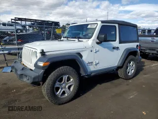 2018 Jeep Wrangler Sport с VIN 1C4GJXAN9JW331320, выставлен на аукционе Copart как лот 77883334 с пробегом 26 567 миль миль и Списание • Salvage title. История ставок и продаж доступна на DreamBid. Изображение 1.