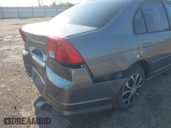 2004 Honda Civic LX with VIN 2HGES16504H634808, listed as a IAAI auction lot 41974085 with 201,392 mi miles. Bid and sale history available at carsss.com. Image 12.