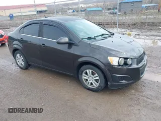 2014 Chevrolet Sonic LT with VIN 1G1JC5SH4E4115995, listed as a IAAI auction lot 41917679 with 160,247 mi miles and . Bid and sale history available at DreamBid. Image 1.