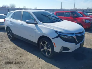 2022 Chevrolet Equinox LT z VIN 3GNAXKEV8NL163044, wystawiony jako IAAI lot #41202331 z przebiegiem 19 389 mil mil oraz . Historia ofert i sprzedaży dostępna na DreamBid. Obrazek 1.