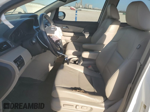 2014 Honda Odyssey EX-L with VIN 5FNRL5H67EB098473, listed as a Copart auction lot 45670685 with 163,765 mi miles and Salvage Title. Bid and sale history available at DreamBid. Image 7.