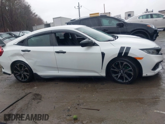 2019 Honda Civic Sport with VIN 2HGFC2F80KH605100, listed as a IAAI auction lot 41825640 with 82,363 mi miles and . Bid and sale history available at DreamBid. Image 13.
