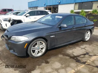 2013 BMW 5 Series 535i xDrive with VIN WBAFU7C51DDU66319, listed as a Copart auction lot 59349445 with 117,728 mi miles and Clean title. Bid and sale history available at DreamBid. Image 1.