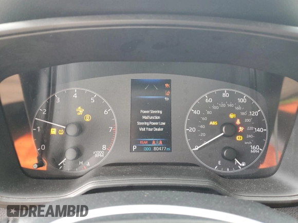 2023 Toyota Corolla LE with VIN 5YFB4MDE0PP013678, listed as a Copart auction lot 55449935 with 80,477 mi miles and Clean Title. Bid and sale history available at DreamBid. Image 9.