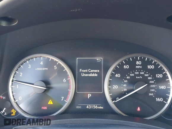 2018 Lexus NX with VIN JTJBARBZ5J2173750, listed as a IAAI auction lot 42004375 with 43,156 mi miles. Bid and sale history available at carsss.com. Image 7.