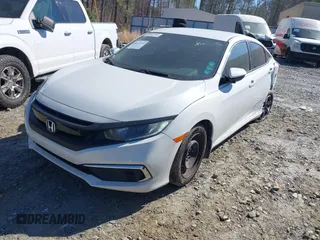 2019 Honda Civic Sedan LX with VIN 19XFC2F62KE035433, listed as a IAAI auction lot 41632289 with 116,076 mi miles. Bid and sale history available at carsss.com. Image 2.