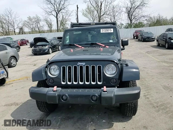 2017 Jeep Wrangler Unlimited Sahara with VIN 1C4BJWEG5HL707569, listed as a Copart auction lot 51326015 with 95,816 mi miles and Salvage title. Bid and sale history available at DreamBid. Image 11.