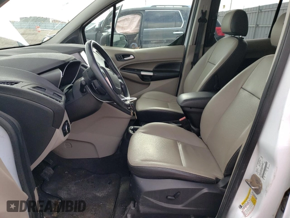 2015 Ford Transit Connect XLT with VIN NM0AE8F78F1204635, listed as a Copart auction lot 67088024 with 24,665 mi miles and Salvage title. Bid and sale history available at DreamBid. Image 7.