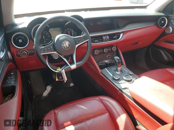 2018 Alfa Romeo Stelvio Ti with VIN ZASFAKBN8J7B78895, listed as a Copart auction lot 54247365 with 125,837 mi miles and Salvage Title. Bid and sale history available at carsss.com. Image 8.