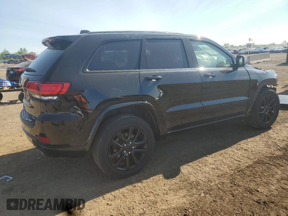 2021 Jeep Grand Cherokee Laredo X with VIN 1C4RJFAG4MC774503, listed as a Copart auction lot 58668275 with Not provided miles and Salvage title. Bid and sale history available at DreamBid. Image 3.