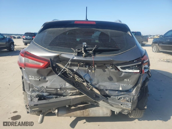 2022 Nissan Rogue Sport SL with VIN JN1BJ1CV9NW352262, listed as a Copart auction lot 87414404 with 23,344 mi miles and Salvage Title. Bid and sale history available at carsss.com. Image 6.