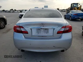 2013 Infiniti M37 with VIN JN1BY1AR7DM604599, listed as a Copart auction lot 71824994 with 0 mi miles and Salvage Title. Bid and sale history available at carsss.com. Image 6.