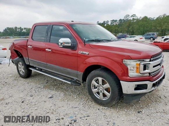 2018 Ford F-150 XL with VIN 1FTEW1CP5JKD16597, listed as a Copart auction lot 57623125 with 122,292 mi miles and Salvage title. Bid and sale history available at DreamBid. Image 4.