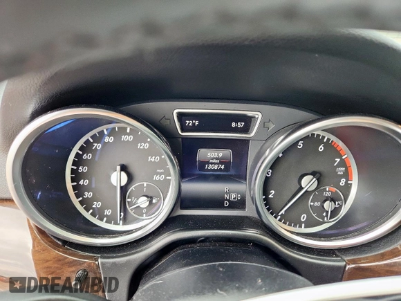 2014 Mercedes-Benz M 350 with VIN 4JGDA5HB3EA391966, listed as a Copart auction lot 60421605 with 130,874 mi miles and Salvage title. Bid and sale history available at DreamBid. Image 9.