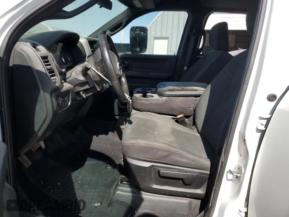 2022 Ram 3500 Tradesman with VIN 3C63R3GLXNG318593, listed as a Copart auction lot 75897454 with 0 mi miles and Salvage Title. Bid and sale history available at carsss.com. Image 7.